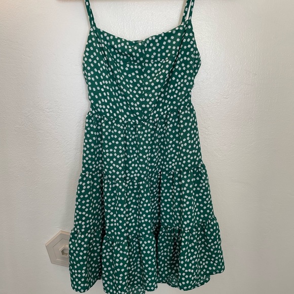 princess polly green floral dress - Picture 1 of 2